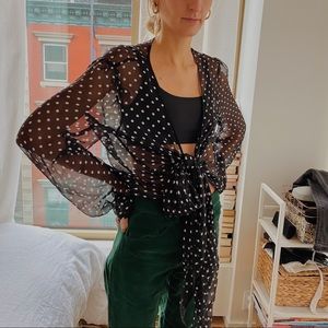 Rat & Boa Polka Dot Top